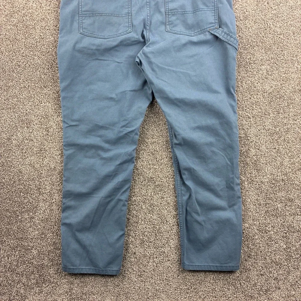 REI Co-op Trailsmith Overalls Women's 10 Petite Blue Cotton Blend 158076